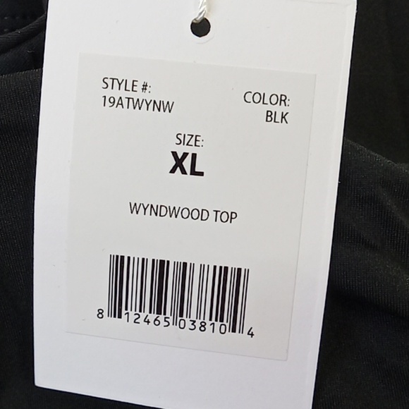 NEW Andie Bikini Extra Large Swim Vacation Wynwood Top Black ZP Swimwear XL - Picture 5 of 5